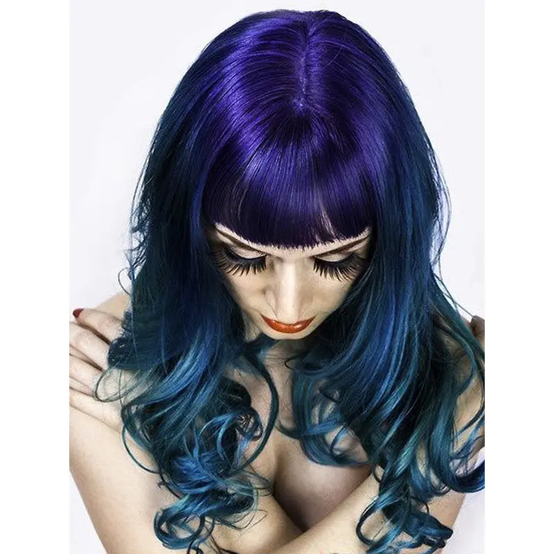 20" Wavy Long Full Lace Two Tone Wigs