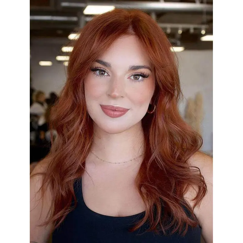 Long Hair Wigs For Women Layered Lace Front Wigs Synthetic Wavy Long Wigs