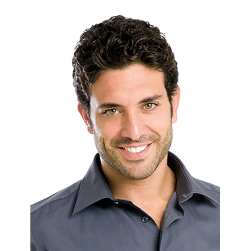 Ideal Lace Front Wavy Cropped Men Wigs