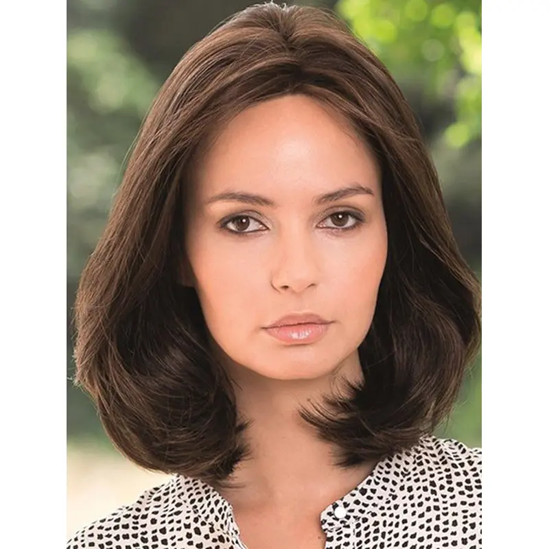 Cool Lace Front Wavy Shoulder Length Remy Human Lace Wigs