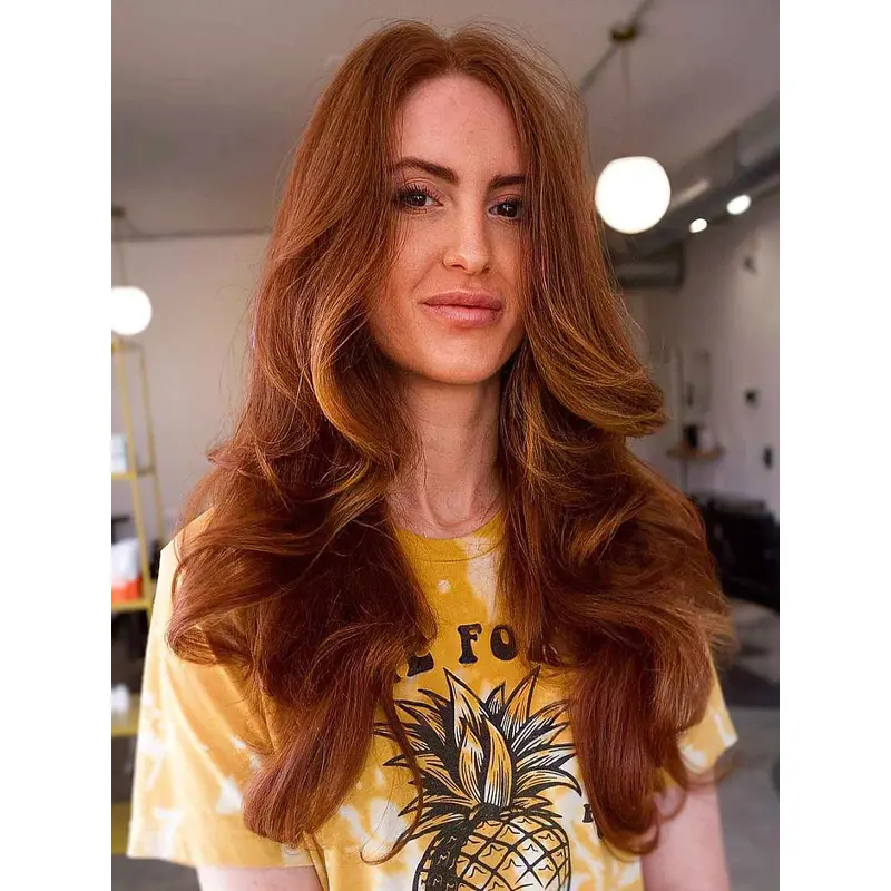 Layered Synthetic Monofilament 20" Very Long Wigs