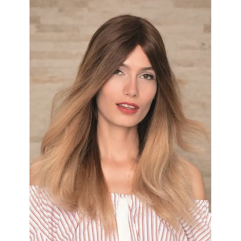 22" Long Straight Ombre/2 Tone Lace Wigs For Buy