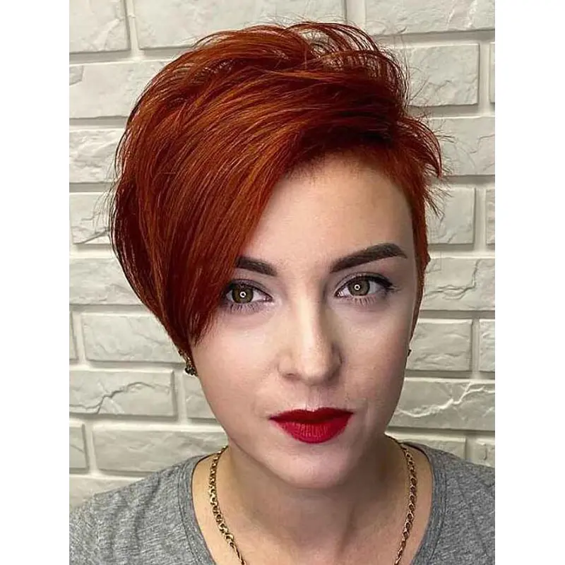 Wigs For Short Hair Hairstyles Lace Front Wigs Straight Synthetic Short Pixie Wigs