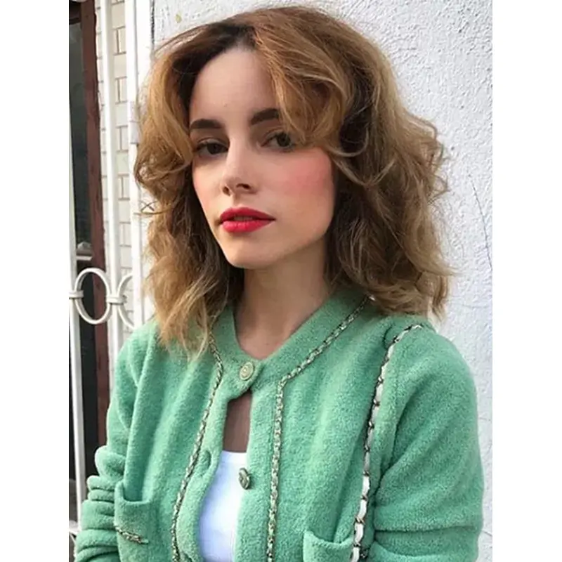 14" Wavy Layered Synthetic Medium Length Layered Wigs
