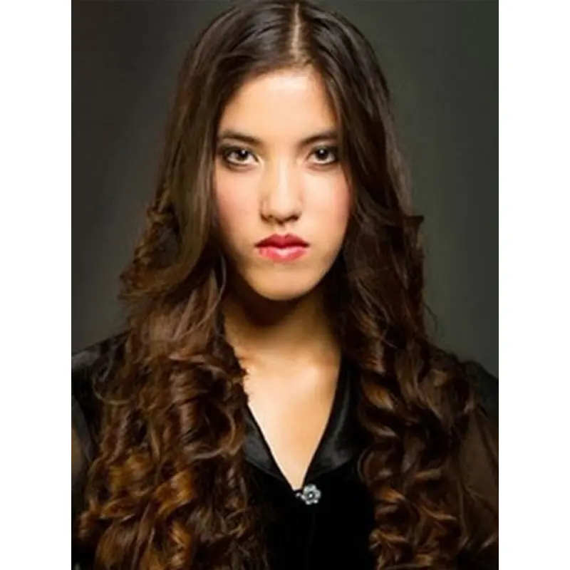 Stylish Auburn Wavy Long Human Hair Wigs