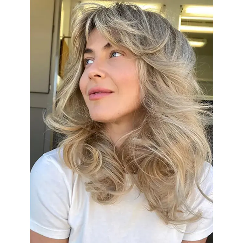 Lace Front Blonde Layered 16" Ladies Long Wig