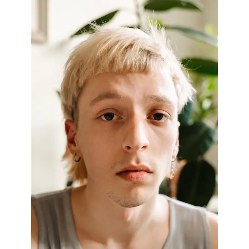 Man'S Wig Straight Sythetic 4" Boycuts Wigs