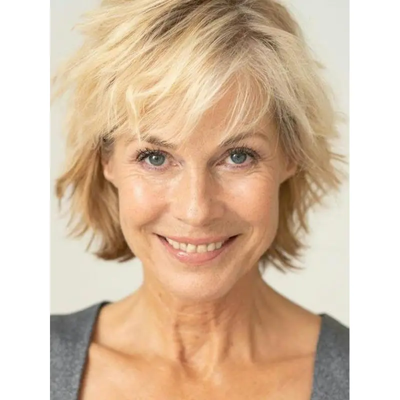 Short Lace Wigs Monofilament Layered 8" Wigs