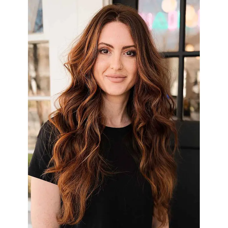 Long Hair Wigs Lace Front Without Bangs Wigs Synthetic Wavy Wigs