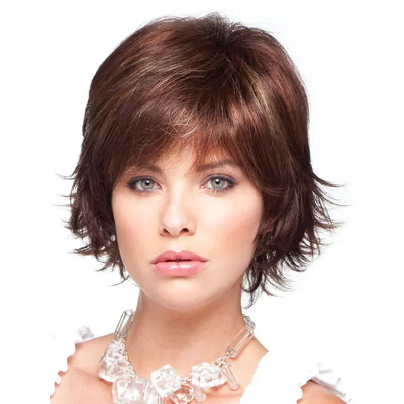 Braw Auburn Straight Chin Length Synthetic Wigs