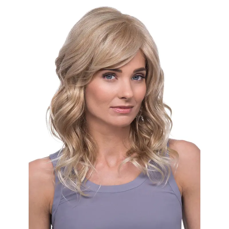 Wavy Ombre/2 Tone Layered Medium Length Synthetic Wigs