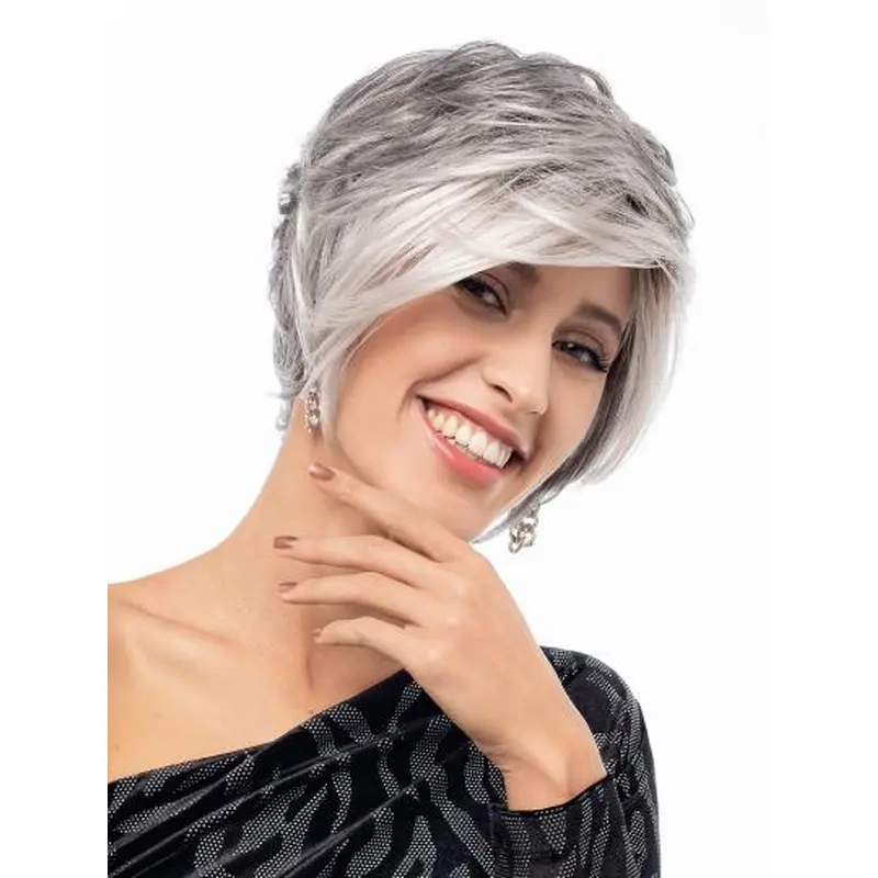 Wavy Synthetic 6" Short Party Wigs