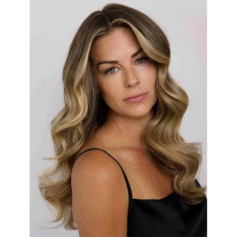 Human Hair Wigs For African Americans Monofilament 20" Long Wigs