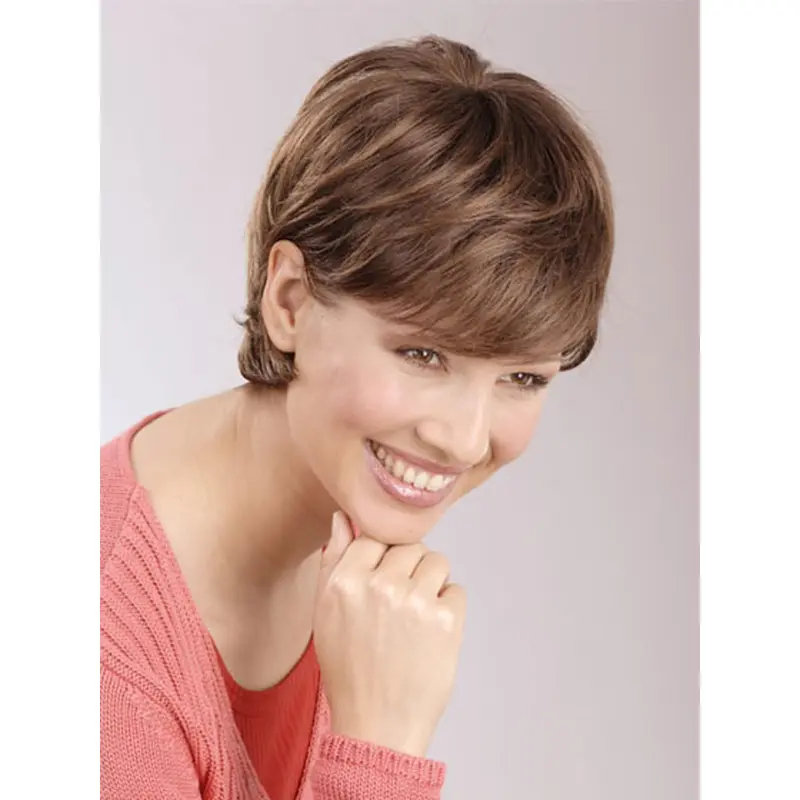 Radiant Auburn Boycuts Lace Front Short Wigs