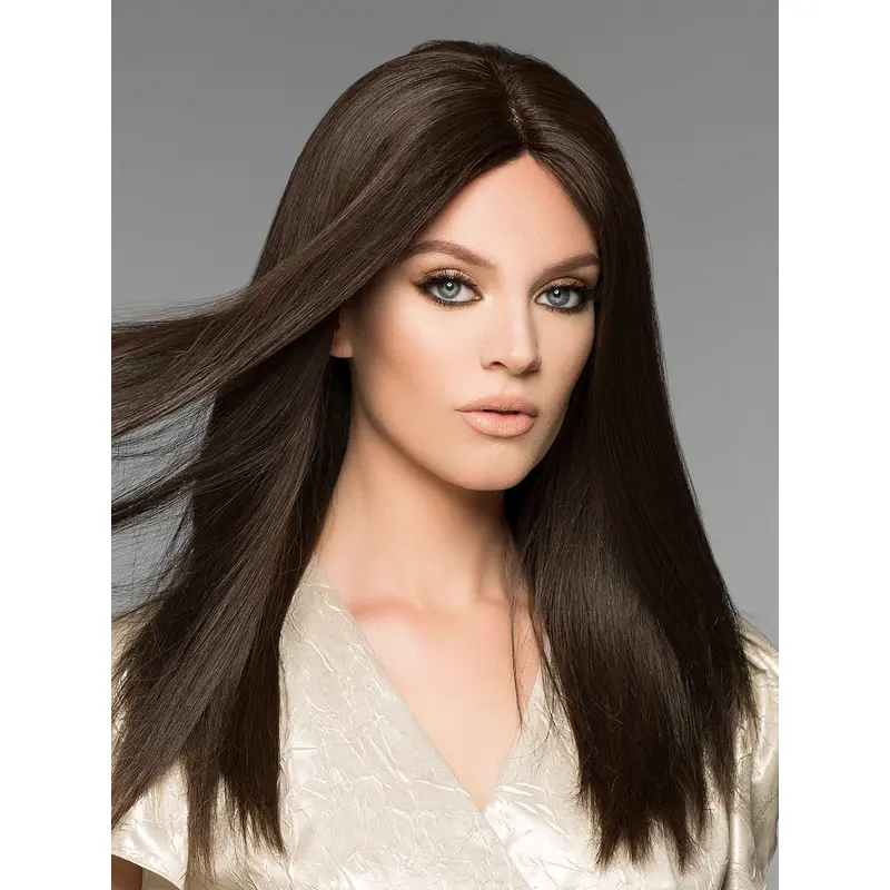 Hairstyles 16" 100% Hand-Tied Without Bangs Human Hair Wigs