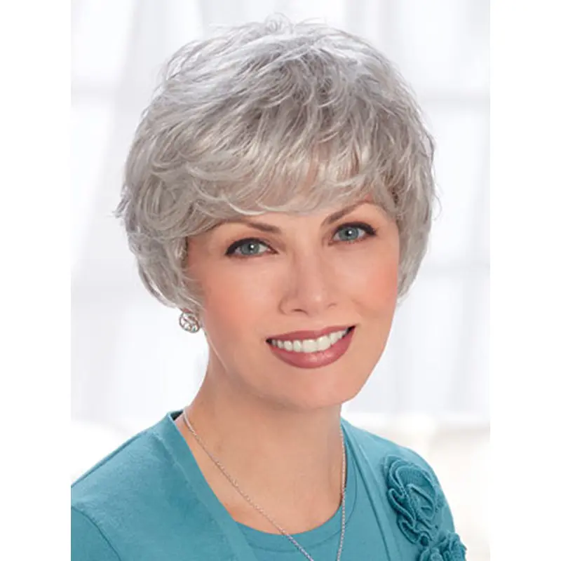 Silver Lady 8 Inches Lace Front Wigs