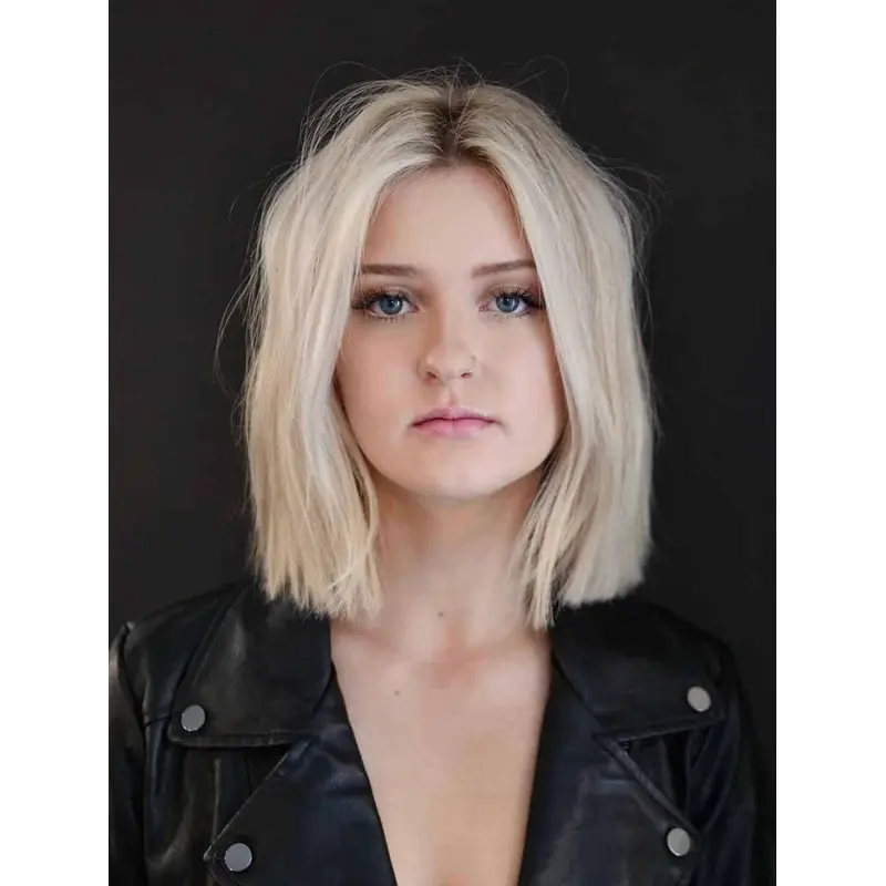 Wigs Shoulder Length Wavy Lace Front Wigs Synthetic Bobs Wigs