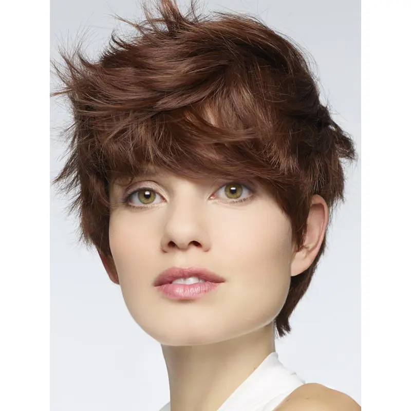 Fabulous Auburn Cropped Straight Boycuts Fantastic Wigs
