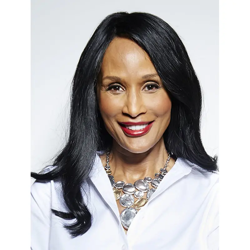 Long 16" Straight Without Bangs Lace Front Beverly Johnson Wigs