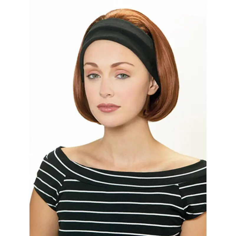 Elegant Auburn Straight Chin Length Human Hair Wigs & Half Wigs