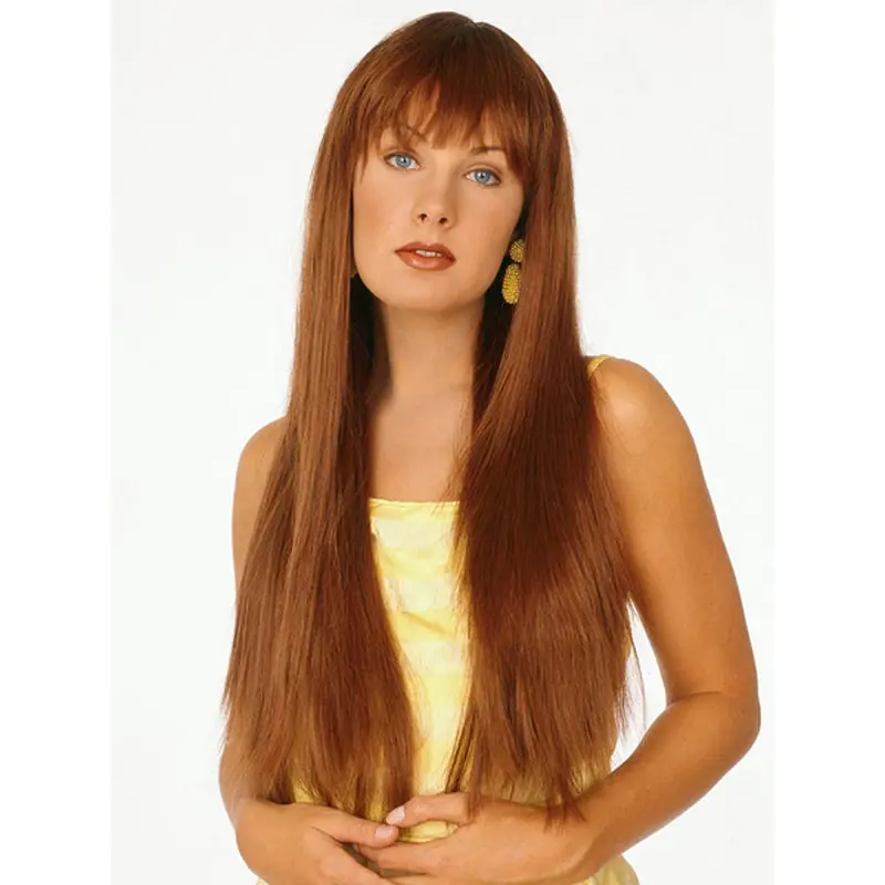 Hairstyles Auburn Straight Synthetic Long Wigs