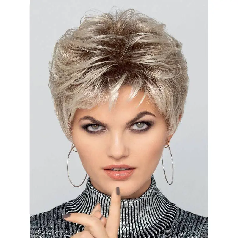 Wavy Monofilament Blonde Synthetic Trend Best Short Wigs