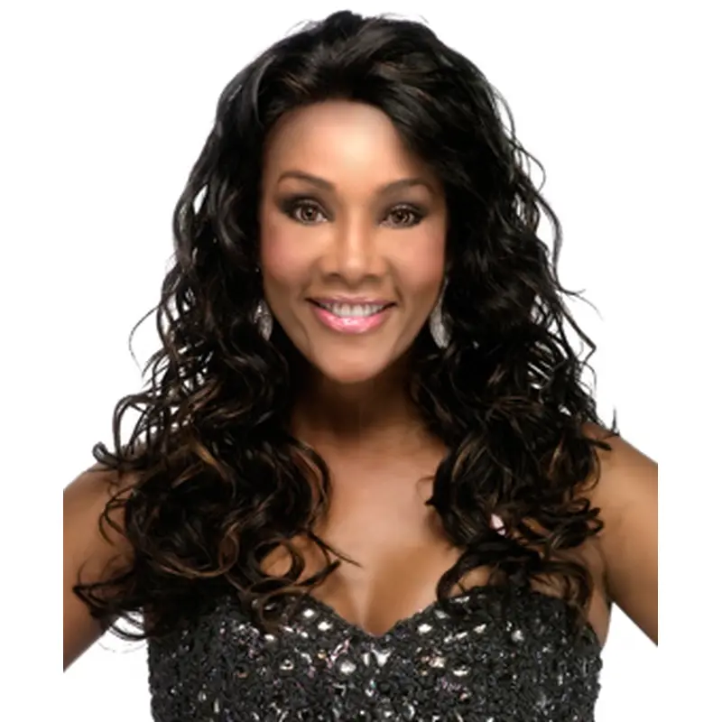 Cosy Black Curly Long Human Hair Lace Front Wigs