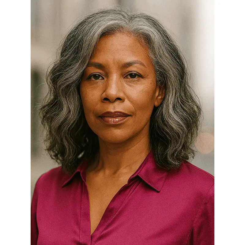 Gray African American Wigs Bobs Shoulder Length Wavy Wigs