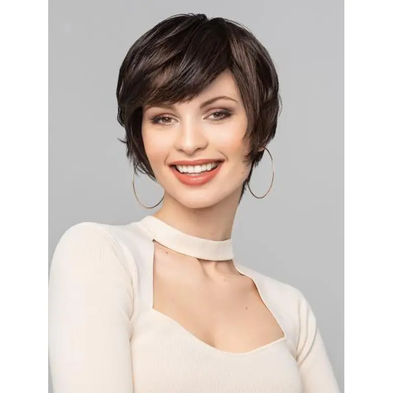 Straight Synthetic 6" Short Women Wigs