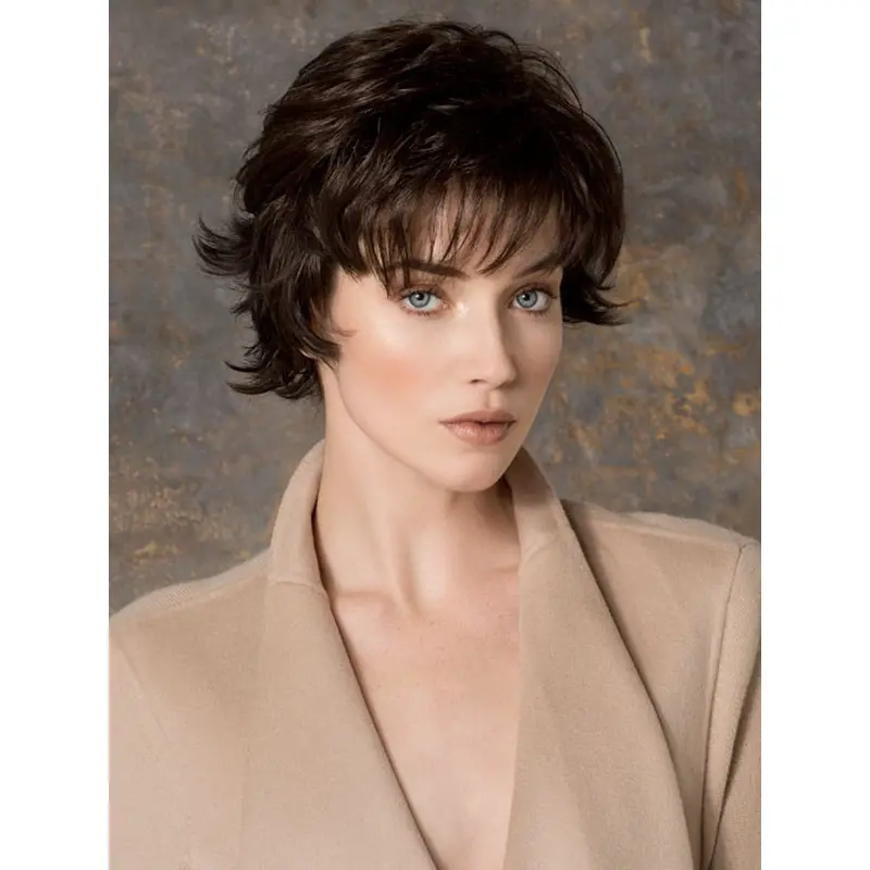Great Monofilament Wavy Short Petite Wigs