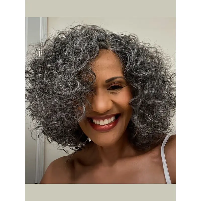African American Wigs For Petite Heads 12" Layered Curly Wigs