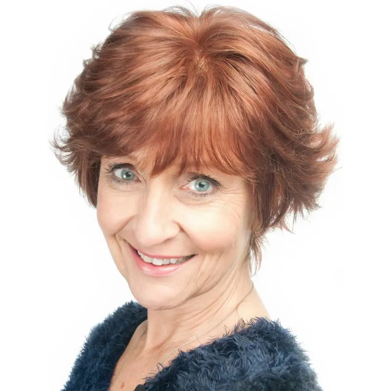 Good Auburn Wavy Short Petite Wigs