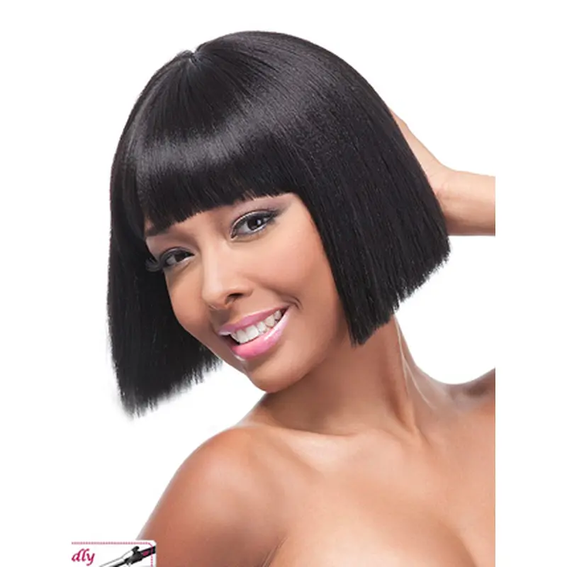 Yaki Chin Length Lace Front Human Wigs
