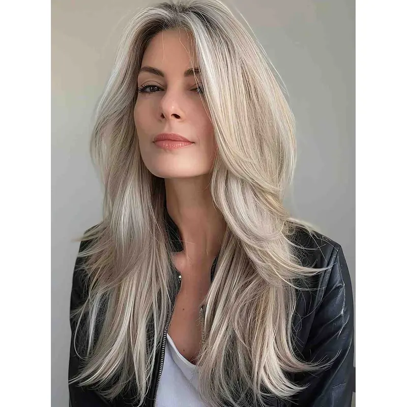 Remy Human Hair 18" Monofilament Long Real Hair Wigs