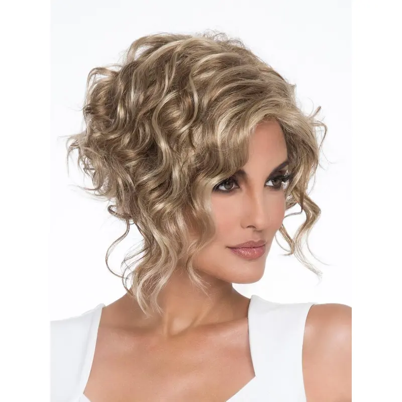 Capless 6" Classic Curly Synthetic Wig