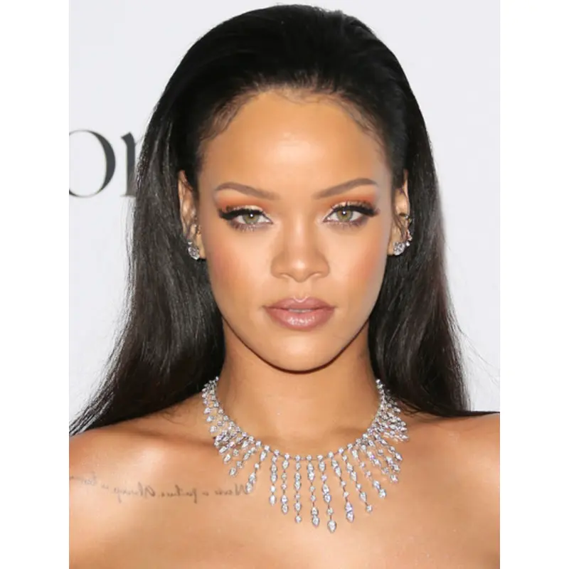 Full Lace Straight 16" Soft Rihanna Wigs