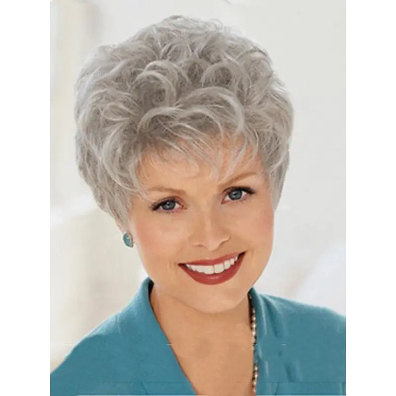 Grey Lady Elegent Beautiful Wigs