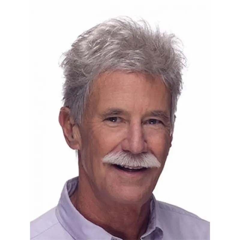 Comfortable White Straight Short Men Wigs