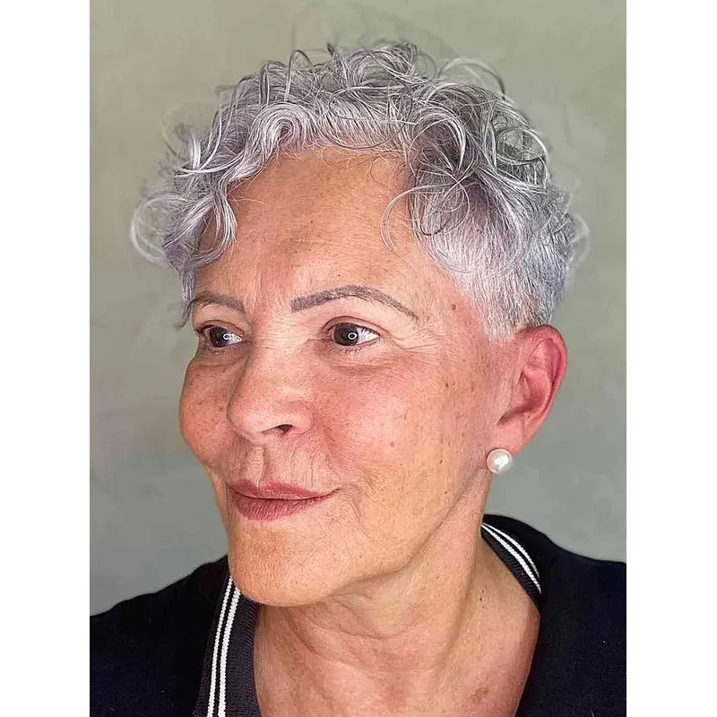 Short Curly Wig Hairstyles Monofilament Synthetic Wigs