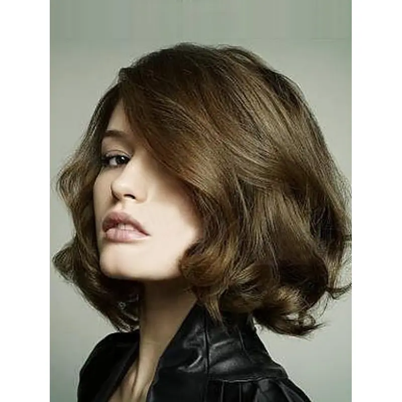 Tempting Lace Front Wavy Chin Length Bob Wigs