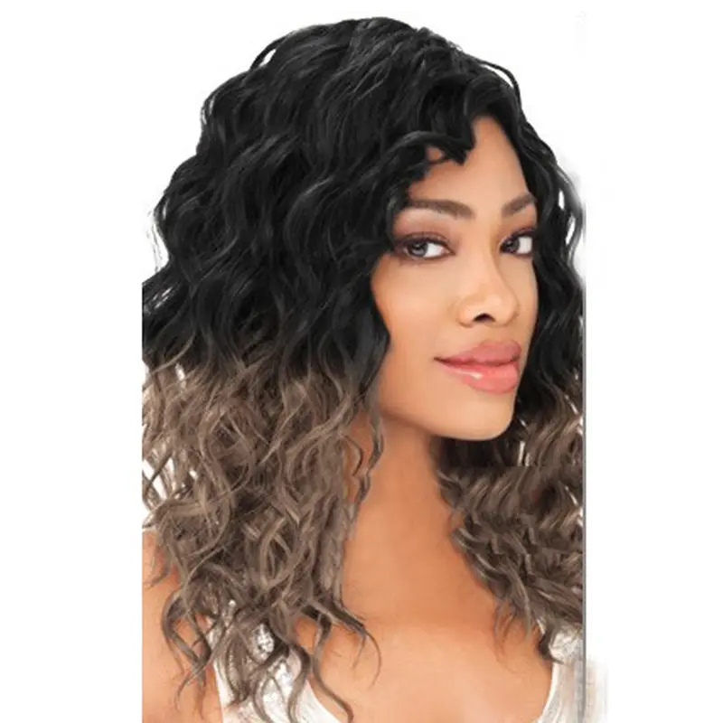 Gorgeous 20 Inch long Wavy Style Lace Front 100% Remy Hair Ombre Wigs