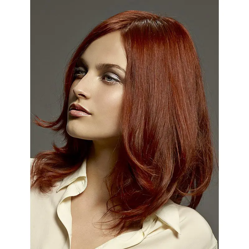 So Great Red Long Straight Layered Beautiful Wigs