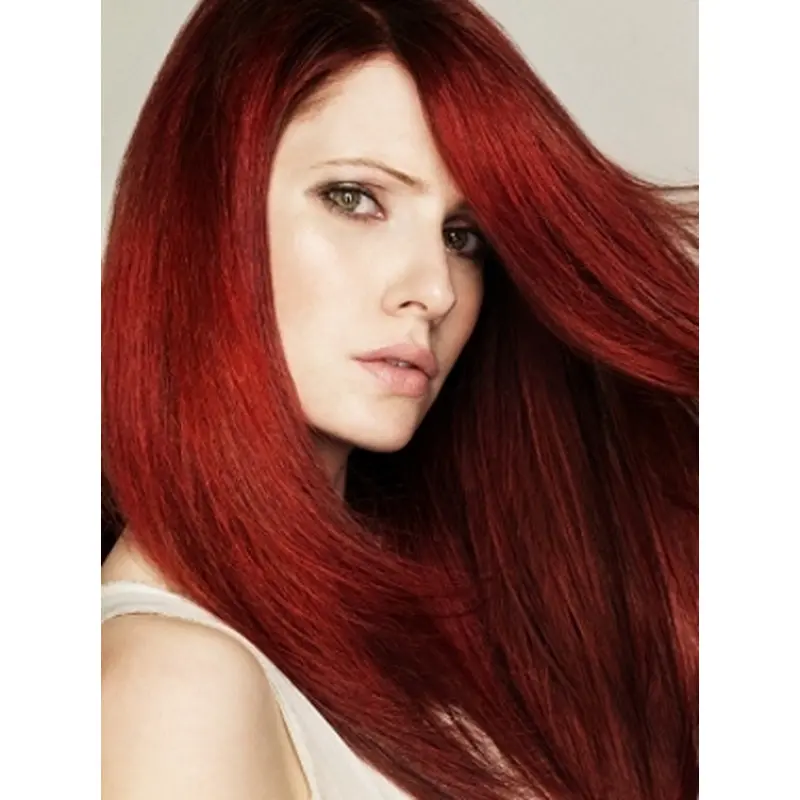 Good-Looking Straight Long Style Dark Red Synthetic Wigs
