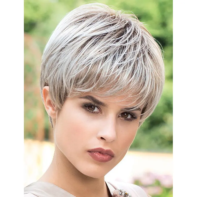 Straight Synthetic Cool Short Wigs