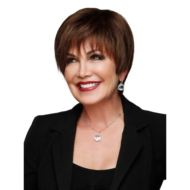 Suitable 6" Straight Boycuts Human Hair Wigs