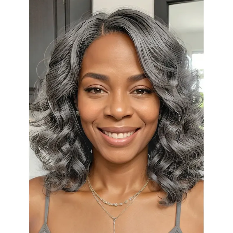 African Wigs Synthetic 14" Shoulder Length Wavy Wigs