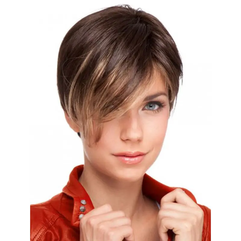 Auburn Lace Front Cropped Celebrity Wigs