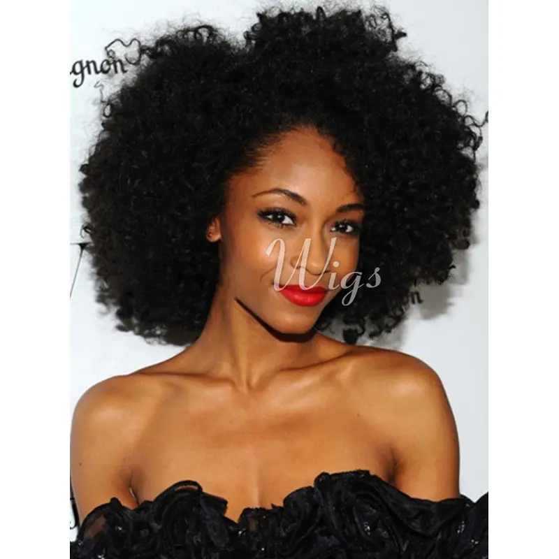 Celebrity Inspired Short Curly Full Lace Wig