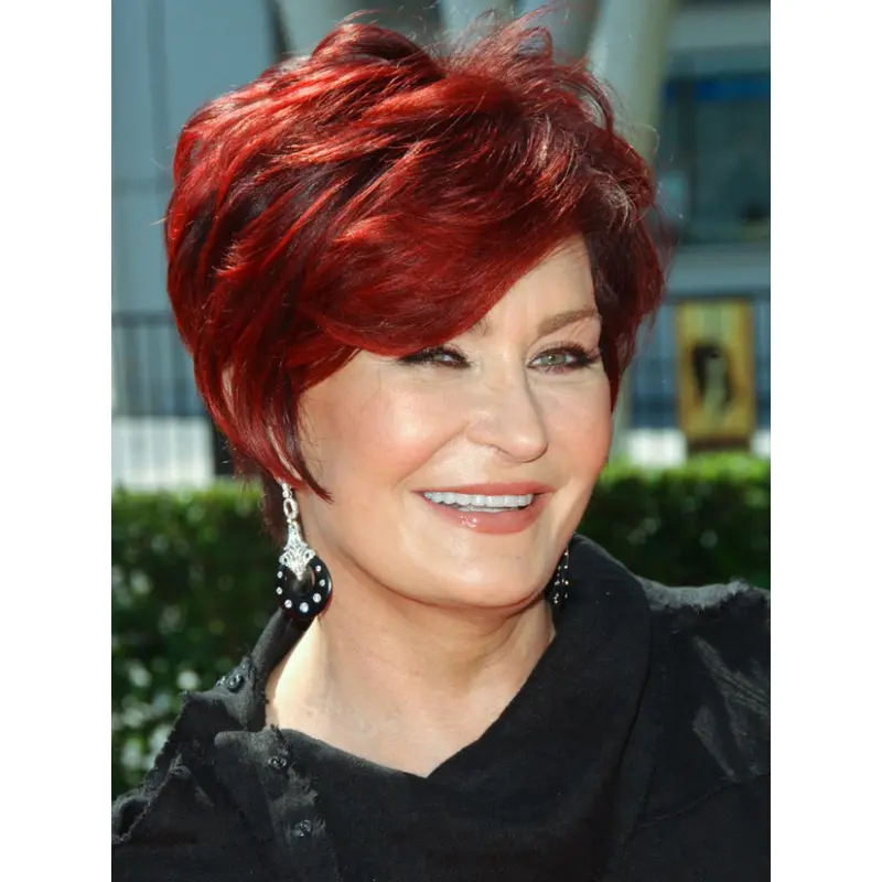 Short Remy Human Hair Capless Wavy Lady Wigs 8 Inch