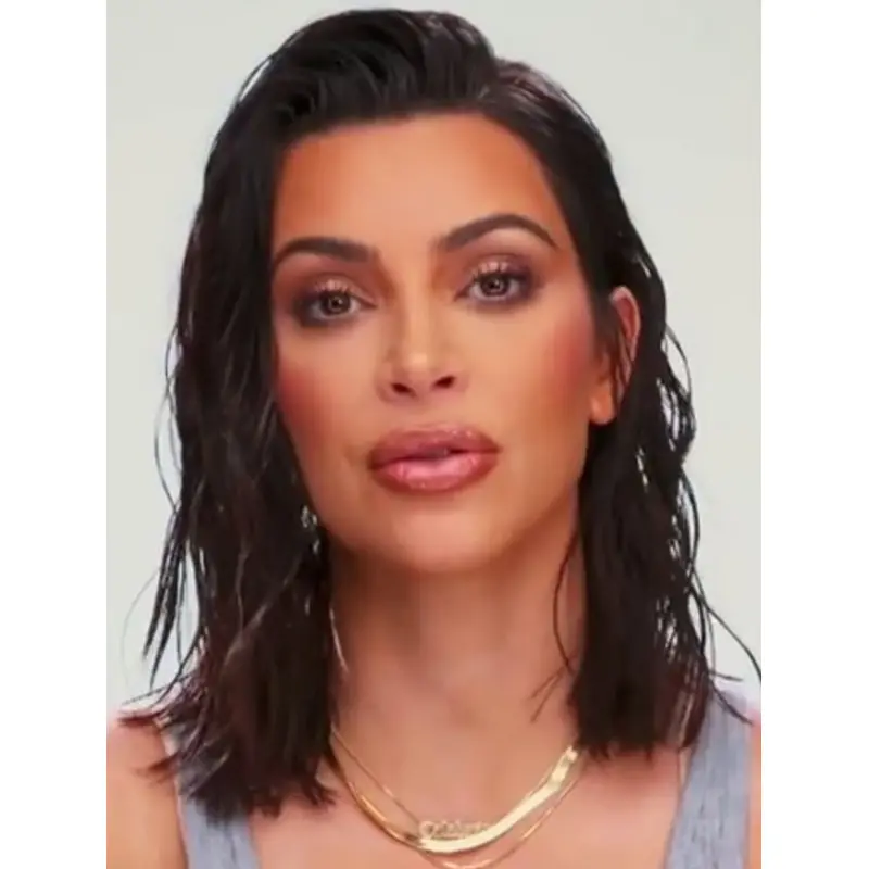 12" Synthetic Black Wavy Kim Kardashian Wigs